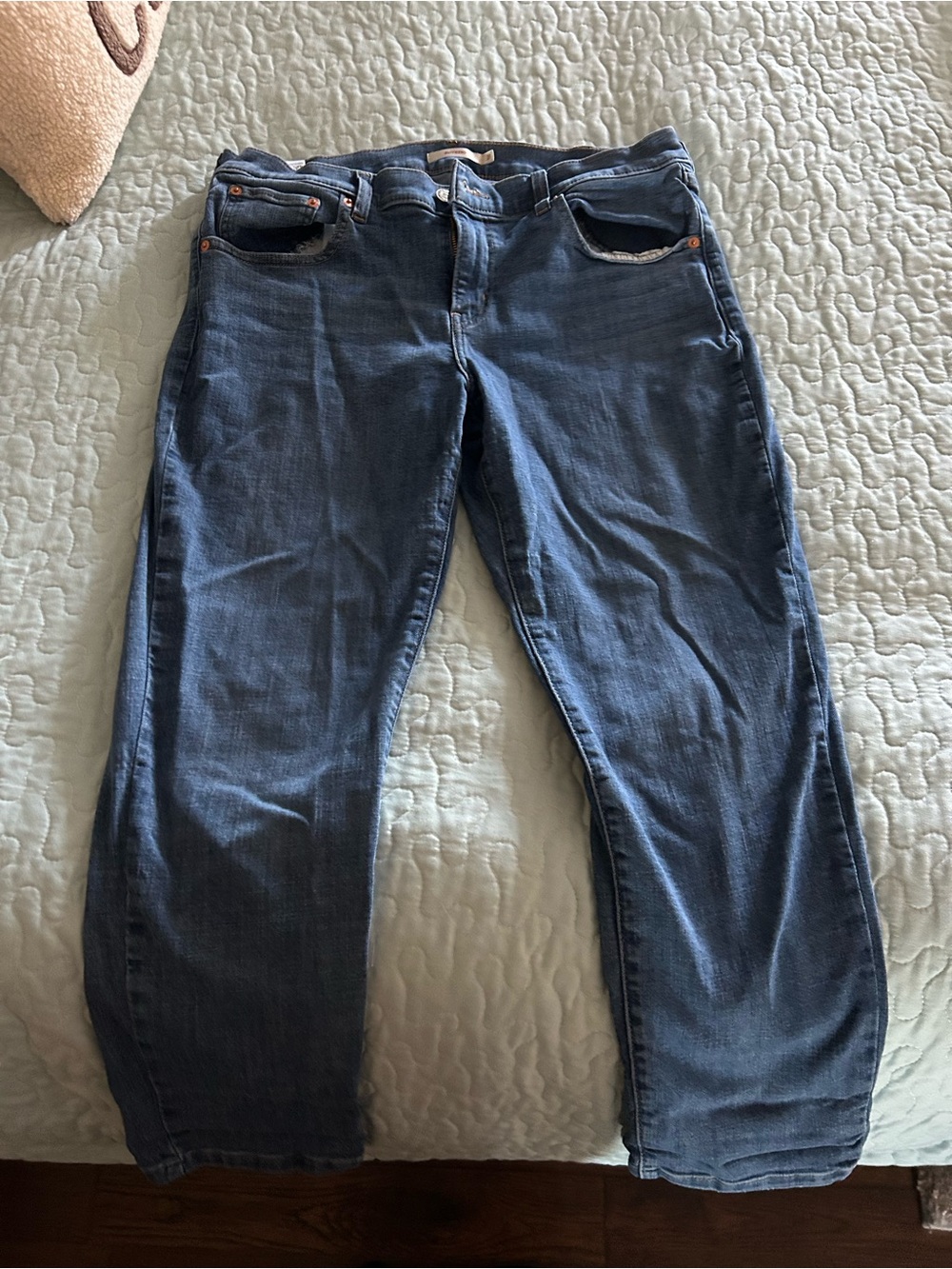 Levi's Dark Blue Women's Boyfriend Jeans